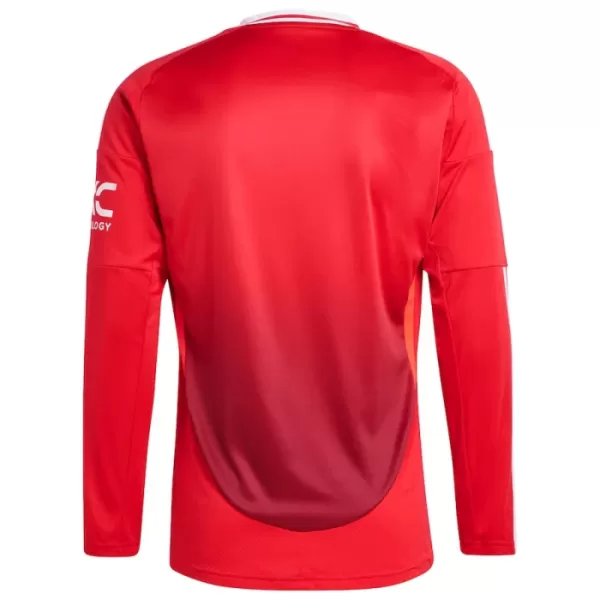 Maglia Manchester United Uomo Primo 2024/25 Maniche Lunghe