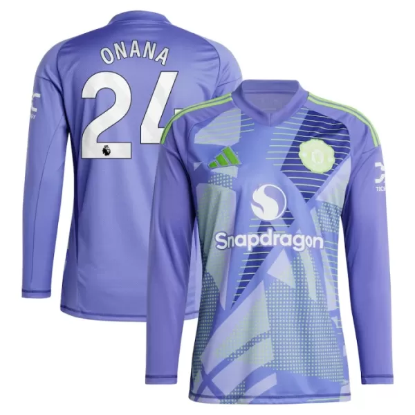 Maglia Portiere Manchester United Onana 24 Uomo Primo 2024/25 Maniche Lunghe