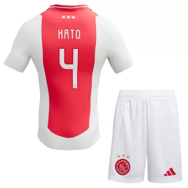 Completo calcio Ajax Amsterdam Jorrel Hato 4 Bambino Primo 2024/25