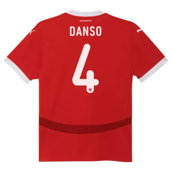 Maglia Austria Kevin Danso 4 Uomo Primo Euro 2024