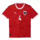 Maglia Austria Kevin Danso 4 Uomo Primo Euro 2024