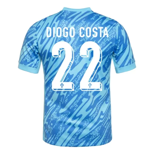 Maglia Portiere Portogallo Diogo Costa 22 Uomo Euro 2024 Blu