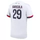 Maglia Paris Saint-Germain Bradley Barcola 29 Uomo Secondo 2024/25