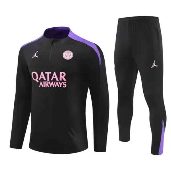 Paris Saint-Germain Felpe da Allenamento Uomo 1/4-Zip 2024/25 Nera