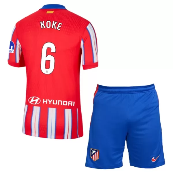 Completo calcio Atlético Madrid Koke 6 Bambino Primo 2024/25