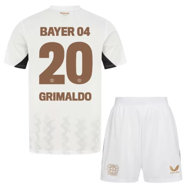 Completo calcio Bayer Leverkusen Alejandro Grimaldo 20 Bambino Secondo 2024/25