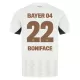 Maglia Bayer Leverkusen Victor Boniface 22 Uomo Secondo 2024/25