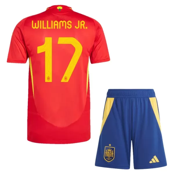 Completo calcio Spagna Williams JR 17 Bambino Primo Euro 2024