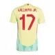 Completo calcio Spagna Williams JR 17 Bambino Secondo Euro 2024