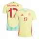 Maglia Spagna Williams JR 17 Uomo Secondo Euro 2024