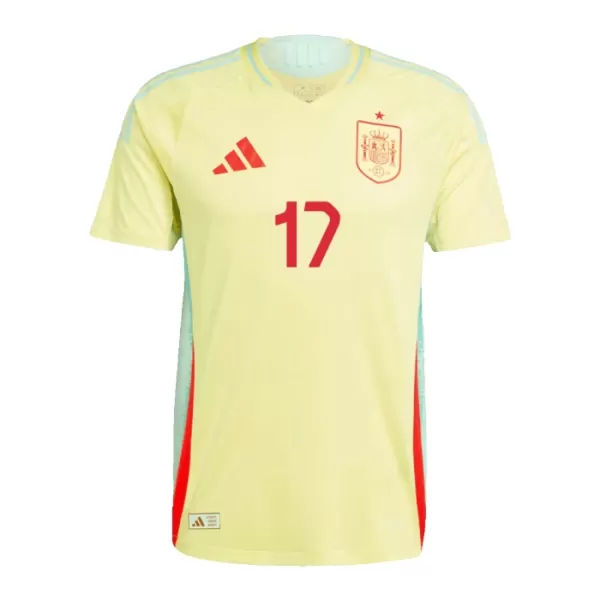 Maglia Spagna Williams JR 17 Uomo Secondo Euro 2024