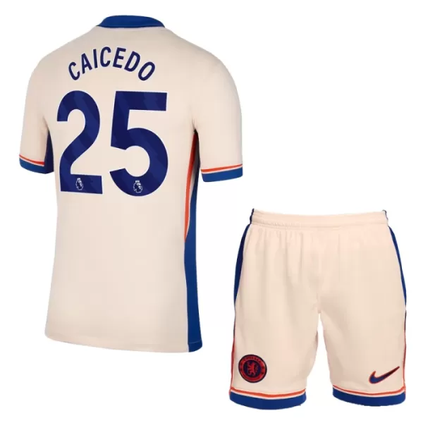 Completo calcio Chelsea Caicedo 25 Bambino Secondo 2024/25