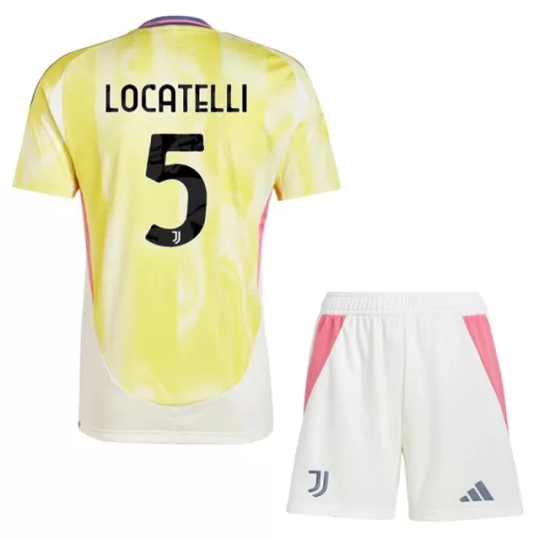 Completo calcio Juventus Locatelli 5 Bambino Secondo 2024/25