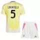 Completo calcio Juventus Locatelli 5 Bambino Secondo 2024/25