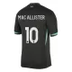 Maglia Liverpool Mac Allister 10 Uomo Secondo 2024/25