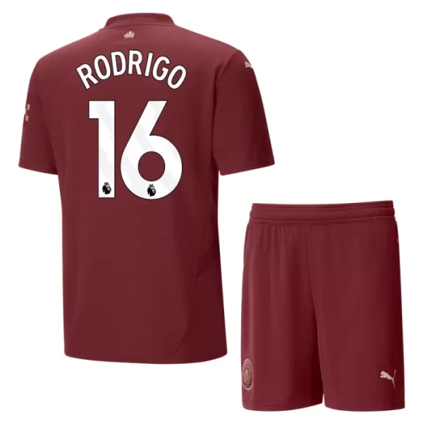 Completo calcio Manchester City Rodrigo 16 Bambino 3rd 2024/25