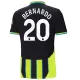 Maglia Manchester City Bernardo 20 Uomo Secondo 2024/25