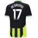 Maglia Manchester City De Bruyne 17 Uomo Secondo 2024/25