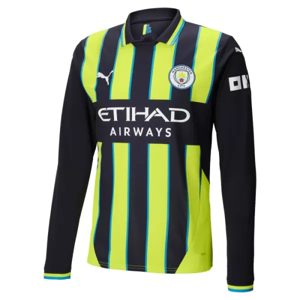 Maglia Manchester City Uomo Secondo 2024/25 Maniche Lunghe