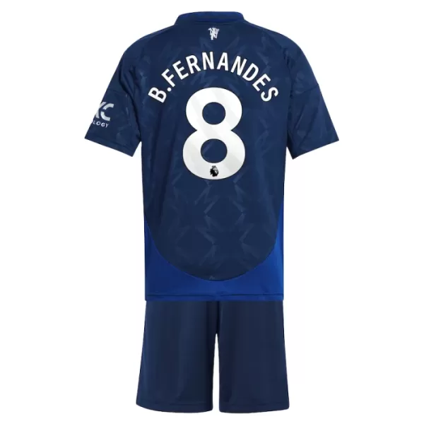 Completo calcio Manchester United Bruno Fernandes 8 Bambino Secondo 2024/25