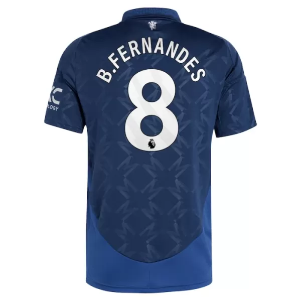 Maglia Manchester United Bruno Fernandes 8 Uomo Secondo 2024/25