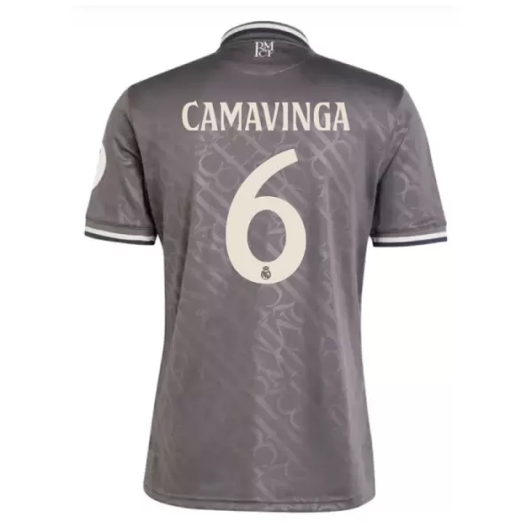 Maglia Real Madrid Camavinga 6 Uomo 3rd 2024/25