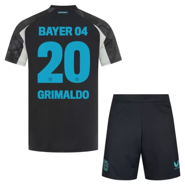 Completo calcio Bayer Leverkusen Alejandro Grimaldo 20 Bambino 3rd 2024/25