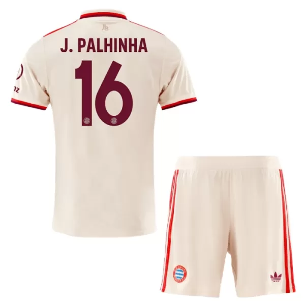 Completo calcio FC Bayern Monaco J. Palhinha 16 Bambino 3rd 2024/25