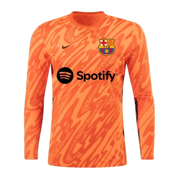 Maglia Portiere Barcellona Uomo 2024/25 Arancia