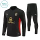 AC Milan Felpe da Allenamento Bambino 1/4-Zip 2024/25 Nera