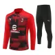 AC Milan Felpe da Allenamento Uomo 1/4-Zip 2024/25 Rossa