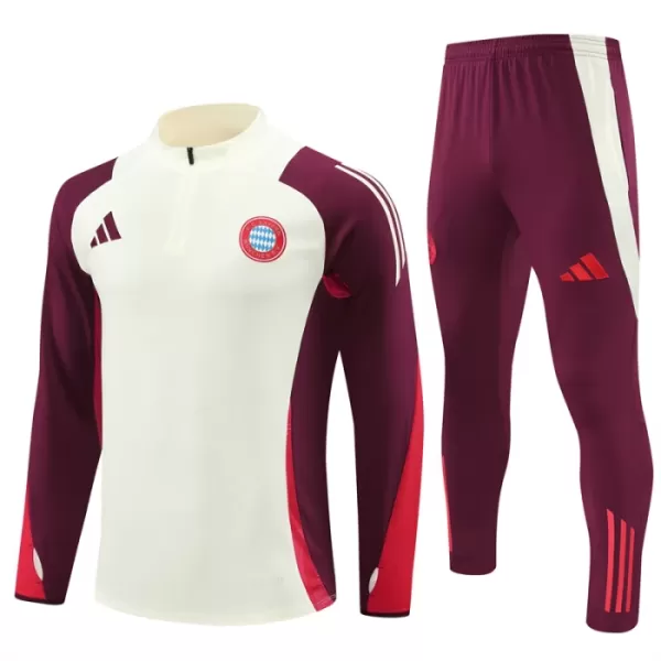 Bayern Monaco Felpe da Allenamento Uomo 1/4-Zip 2024/25 Bianca