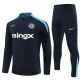 Chelsea Felpe da Allenamento Uomo 1/4-Zip 2024/25 Nera