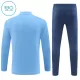 Manchester City Felpe da Allenamento Bambino 1/4-Zip 2024/25 Blu