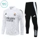 Real Madrid Felpe da Allenamento Bambino 1/4-Zip 2024/25 Bianca