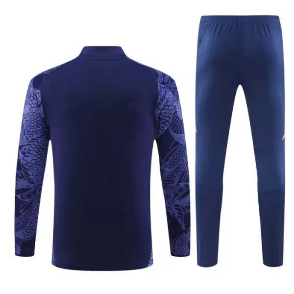 Real Madrid Felpe da Allenamento Uomo 1/4-Zip 2024/25 Drago Navy