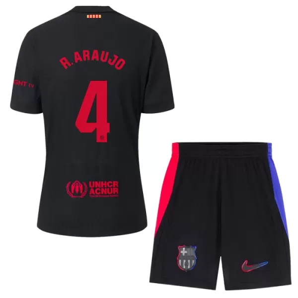 Completo calcio Barcellona R. Araujo 4 Bambino Secondo 2024/25