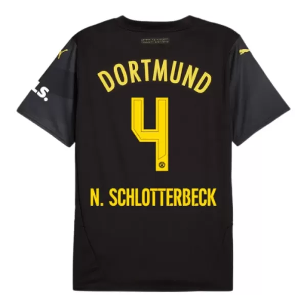 Completo calcio Borussia Dortmund N. Schlotterbeck 4 Bambino Secondo 2024/25