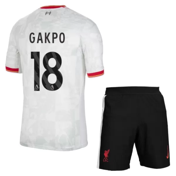 Completo calcio Liverpool Gakpo 18 Bambino 3rd 2024/25