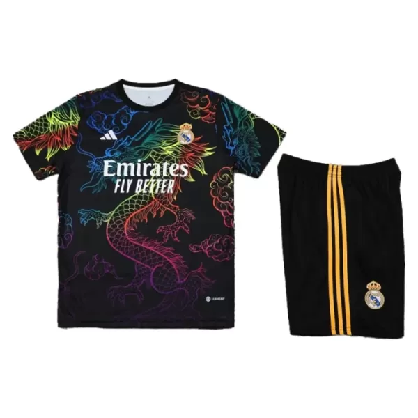 Completo calcio Real Madrid Bambino 2024/25 Drago Nera