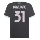 Maglia AC Milan Pavlovic 31 Uomo 3rd 2024/25