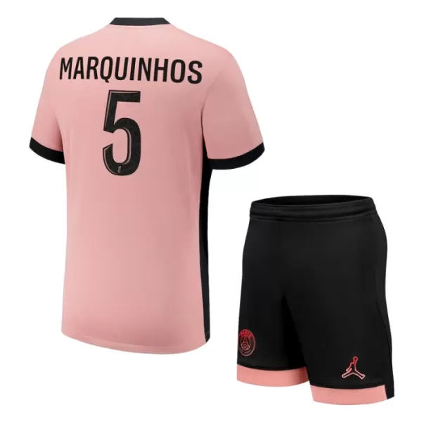 Completo calcio Paris Saint-Germain Marquinhos 5 Bambino 3rd 2024/25