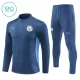 Manchester City Felpe da Allenamento Bambino 1/4-Zip 2024/25 Navy