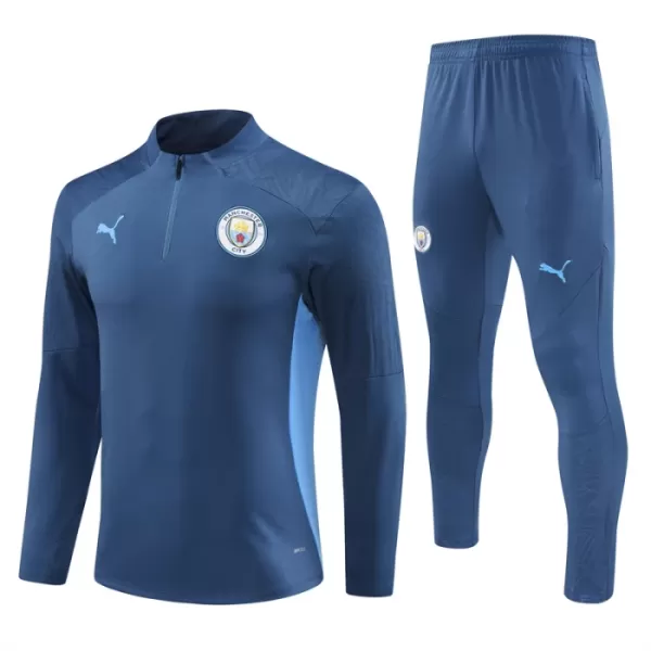 Manchester City Felpe da Allenamento Uomo 1/4-Zip 2024/25 Navy