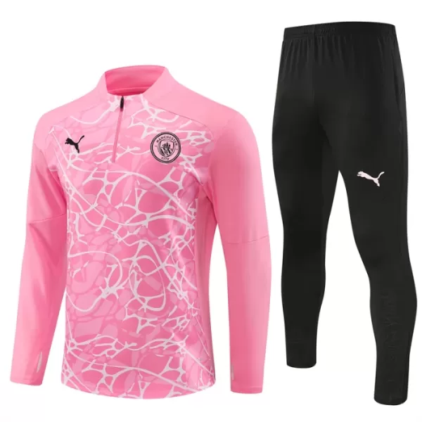 Manchester City Felpe da Allenamento Uomo 1/4-Zip 2024/25 Rosa