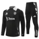 Manchester United Felpe da Allenamento Uomo 1/4-Zip 2024/25 Nera