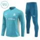 Marsiglia Teal Version Felpe da Allenamento Bambino 1/4-Zip 2024/25