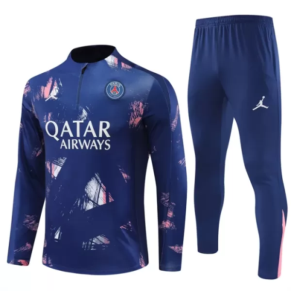 Paris Saint-Germain Felpe da Allenamento Uomo 1/4-Zip 2024/25 Navy