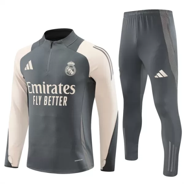 Real Madrid Felpe da Allenamento Uomo 1/4-Zip 2024/25 Grigio