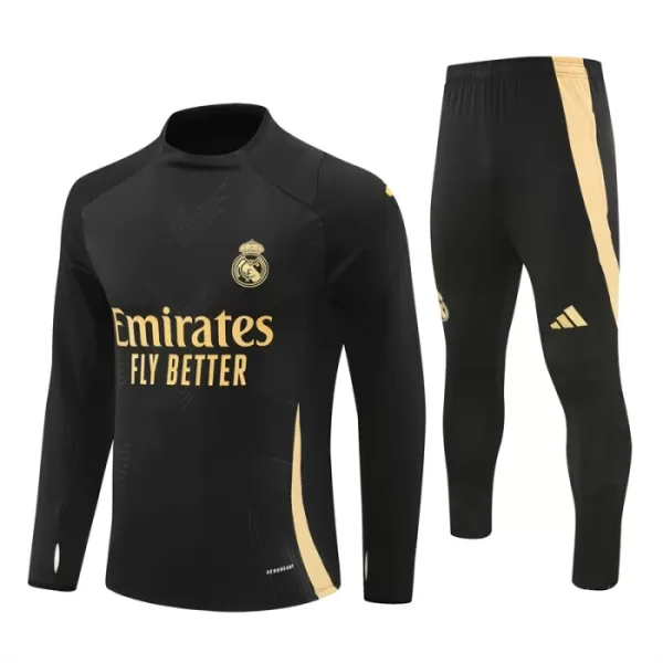 Real Madrid Felpe da Allenamento Uomo 1/4-Zip 2024/25 Nera